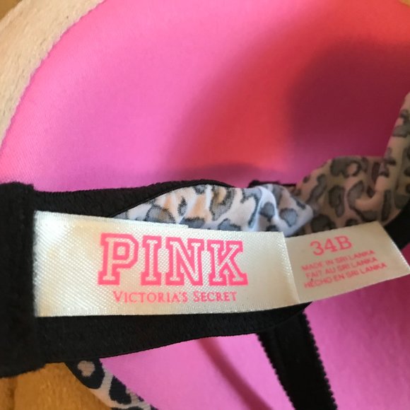 PINK'S ANIMAL PRINT BRA - Picture 3 of 3